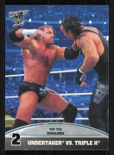2013 Topps Best of WWE Top 10 Rivalries #2 Undertaker vs. Triple H