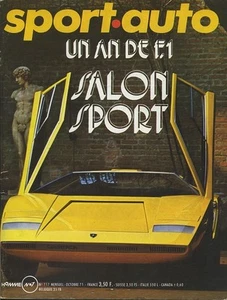 SPORT AUTO Nr. 117 10/1971 GP ITALIEN EIN JAHR F1 PORSCHE 917 + BEILAGE & POSTER - Bild 1 von 1