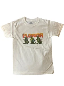 Florida Printed White T-shirts for Kids XS(4-5) - Picture 1 of 2