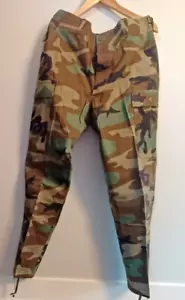 Pantalones BDU USGI Surplus Woodland Camo Talla Mediana/Largo - Imagen 1 de 7