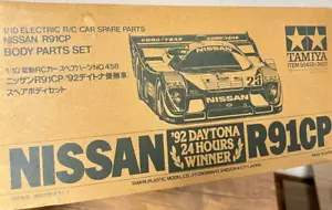 TAMIYA 1/10 RC NISSAN R91CP Le Mans 1/10 RC Body Touring Rare From Japan - Picture 1 of 4