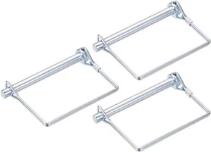 sourcing map Shaft Locking Pin - 8mm x 85mm Coupler Pin for Farm Trailers Wagons - Picture 1 of 4