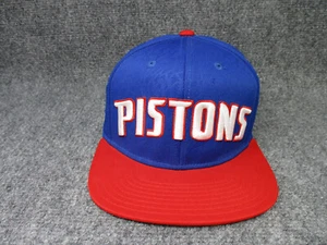 adidas Detroit Pistons Hat Snapback Adult OSFM Blue NBA Basketball Flat Bill - Picture 1 of 8