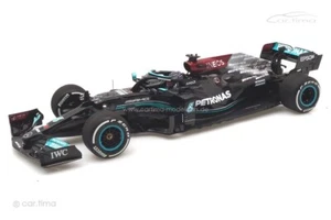 Mercedes-AMG Petronas W12 GP Bahrain 2021 Lewis Hamilton Minichamps 1:18 1102101 - Bild 1 von 5