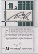 2013-14 In the Game-Used Autothread Marian Gaborik #AT-MG Auto