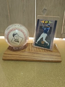 Ken Griffey Jr Display Ball And Card - Picture 1 of 7
