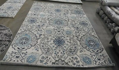 LIGHT GREY 6'-7" X 9'-2" Back Stain Rug, Reduced Price 1172622611 MAD600C-6 - Image 1 of 4