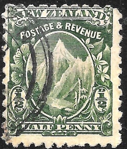 NUEVA ZELANDA 1900 SC#84. USADO EN MUY BUEN ESTADO. / Mt. Cocinero - Imagen 1 de 1