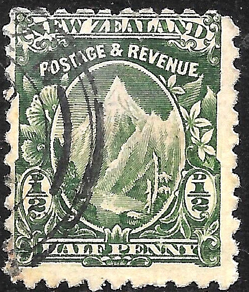 NUEVA ZELANDA 1900 SC#84. USADO EN MUY BUEN ESTADO. / Mt. Cocinero Foto 1 de 1
