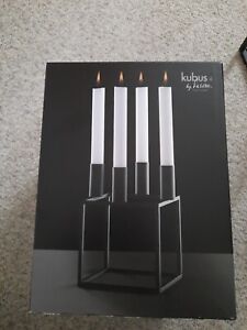 Kubus 4 Kerzenständer by Lassen, Neu und OVP, Schwarz