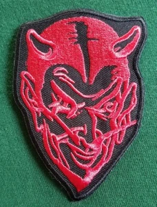 Horned Devil OUTLAW Motorcycle Jacket Hot Rod Vest Biker Patch - Picture 1 of 5