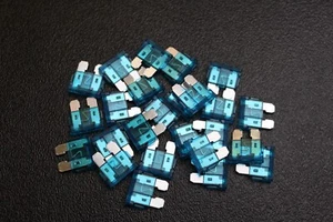 25 PACK ATC 15 AMP FUSES ATO FUSE BLADE STYLE CAR BOAT AUTOMOTIVE AUTO ATC15 - Picture 1 of 8