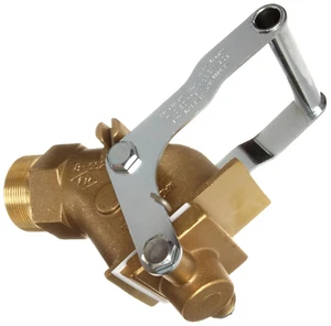 08552 2" NPT Thread, Brass Gate Valve for Viscous Liquids - Picture 1 of 2