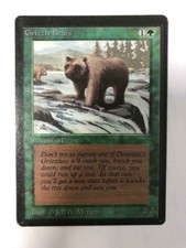 MTG MISPRINT ERROR MISCUT BETA EDITION GRIZZLY BEARS NM OFF CENTER OFFSET CARD