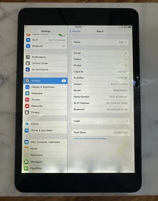 Apple iPad Mini - 1st Generation 16GB Wi-Fi - Space Gray - REPAIR ONLY - Image 1 of 4