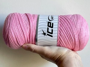Lt Pink Eco-Friendly Jumbo Cotton Ribbon 60402 100% Recycled Cotton 8.82oz 250gr - Picture 1 of 4
