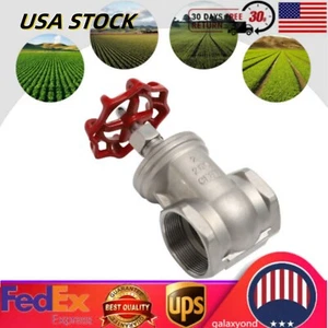 2 inch NPT Female Threaded Gate Valve Heavy Duty Stainless Steel Gate Valve - Bild 1 von 10
