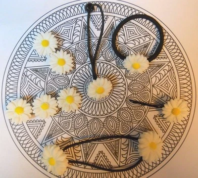 SIX PIECE DAISY HAIR ACCESSORIES - Image 1 of 4