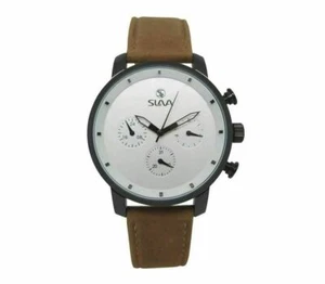 Slava SL10214 Cuarzo Analógico Impermeable Cronógrafo Hombre Reloj Pulsera Calendario - Imagen 1 de 16