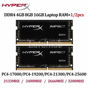 HyperX Impact 4GB 8GB 16GB 32GB DDR4 2133 2400 2666 3200 Laptop Memory RAM Lot - Picture 1 of 9