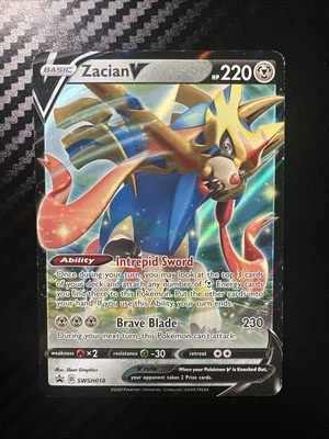 Zacian V SWSH018 SWSH: Sword & Shield Promo Cards Holo (D2) - Image 1 of 2