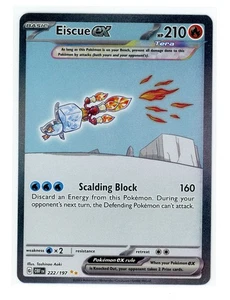 Eiscue ex 222/197 SV03: Obsidian Flames Holo - Bild 1 von 2
