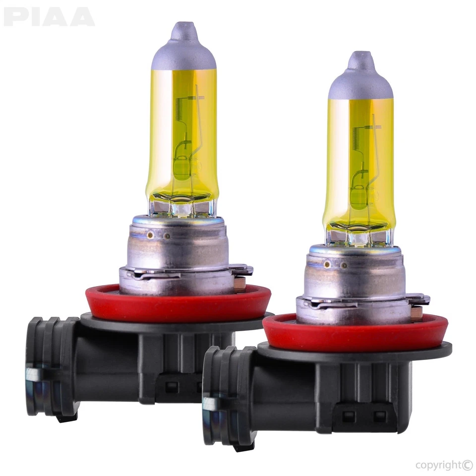 PIAA 22-13411 H11 Solar Yellow Replacement Bulb - Image 1 of 1