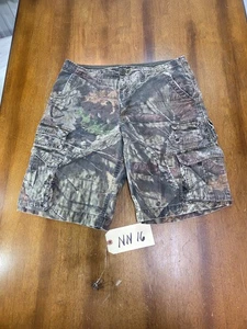 Pantalones Cortos Gloria Desteñidos De Colección Hombres 34 Roble Mossy Camuflaje Carga Sueltos Y2K Cyber Skate 00s - Imagen 1 de 15