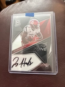 2021 Panini Chronicles Draft Picks - In the Zone auto rc Javian Hawkins Red /45 - Picture 1 of 3
