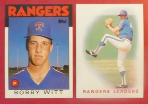 1986 Topps Texas Rangers Team Set with Traded (37 Cards) - Bild 1 von 1