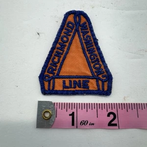 Patch vintage RICHMOND WASHINGTON LINE (relativa a ferrovia/treno) - Foto 1 di 2
