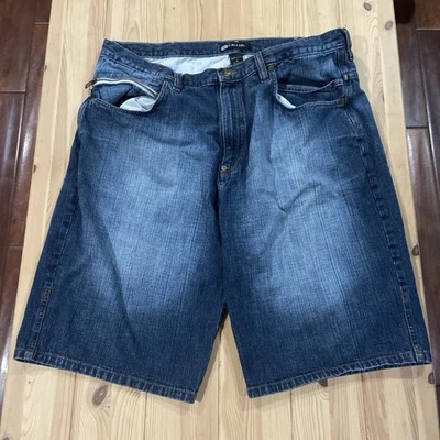 Sean John Vintage Y2K Baggy Jean Shorts Size 38 Denim Jorts Streetwear Hip Hop - Image 1 of 4