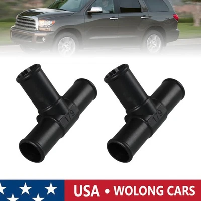 2x Tubo Dividido de Refrigerante Sequoia T para Toyota 1998-2013 Sienna 2008-2012 Sequoia - Imagem 1 de 4