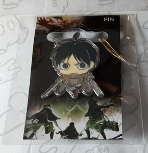 Attack on Titan Eren Yeager Chibi Enamel Gee Funimation Lapel Pin - Picture 1 of 3