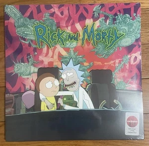 Rick And Morty Soundtrack/Score Vinyl Record (Brand New) Pink And Dark Green - Picture 1 of 2