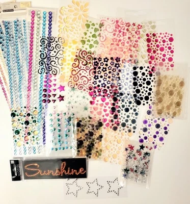 3D Stickers Scrapbooking & Crafts - Dimensional  Raindrops Gemstones + More  - Image 1 of 4