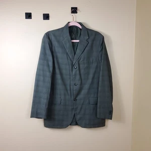 Brindleigh Clothes Gray Checked Sports Coat Jacket Size 38R - Picture 1 of 11