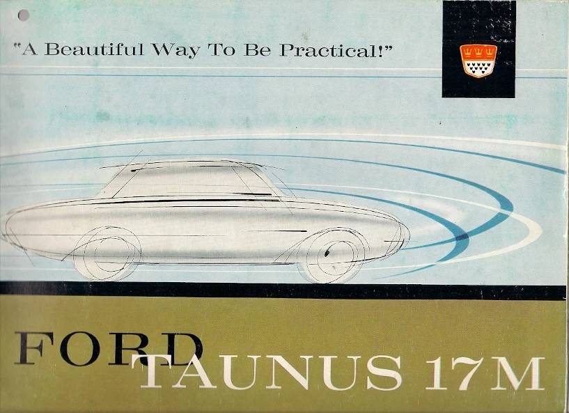 Ford Taunus 17M 1961-62 UK Market Sales Brochure Saloon Turnier 1500 1700 - Image 1 of 1
