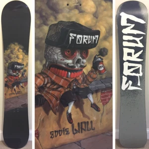 Clean‼️ FORUM EDDIE WALL 154 Pro Model Snowboard RARE Classic Collector Vintage - Picture 1 of 12