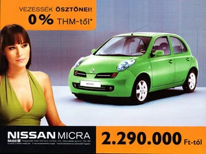 NISSAN CAR magazine promo ad #01 "NOT A CAR" FOREIGN GREEN MICRA - Picture 1 of 2