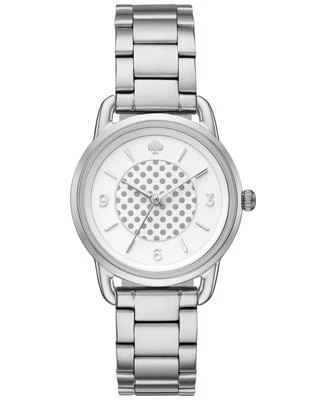 NWT Kate Spade New York Women's Boathouse Silver Tone Watch 30mm KSW1165 - Image 1 of 4
