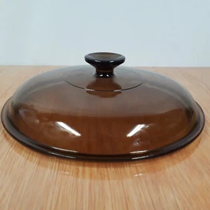 Pyrex Visions Amber Lid V-5-C Glass Replacement 10.5" - Bild 1 von 18