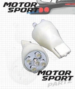 T15 Wedge Xenon White 5 LED Light Bulb x2 908 909 912 - Picture 1 of 3