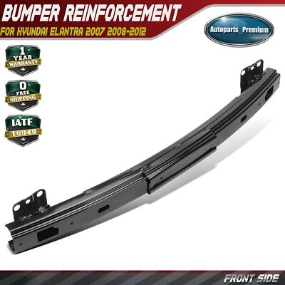 Barra de impacto de refuerzo de parachoques delantero para Hyundai Elantra 2007-2012 acero Foto 1 de 4