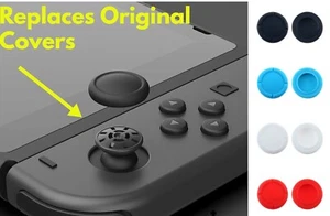 2x Ersatz Daumen Griffe Nintendo Switch Abdeckungen Pads Kappen Joy Lite/OLED/NS - Bild 1 von 1