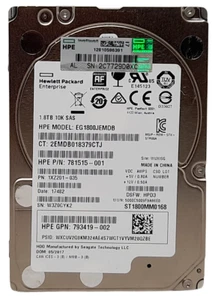 HPE EG1800JEMDB 781515-001 10K 1.8TB 2.5" SAS Hard Drive 100% Health - Picture 1 of 2