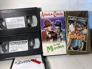 VHS Video Movie Lot 4- Each of Abbott and Costello very funny ! - Picture 1 of 4