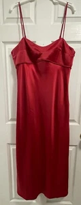 WAYF Women's Sweetheart Neck Sleeveless Cami Maxi Slip Dress in Red Size L NWT - Picture 1 of 24