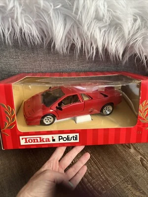 Tonka / Polistil #5940 Lamborghini Diable  1/18 Scale Diecast = Red - Image 1 of 4