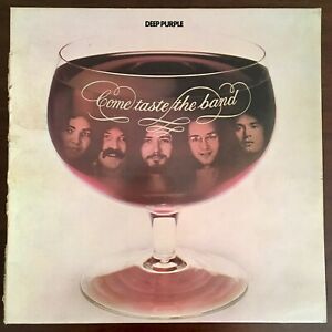 Deep Purple - Come Taste The Band 1st Press Vinyl UK 1975 LP mit innerer Org Sehr guter Zustand + / Sehr guter Zustand -